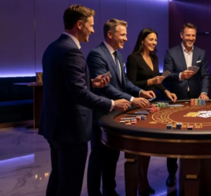 Firemní event s mobilním kasinem, pokerovými a ruletovými stoly v prémiovém prostředí